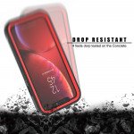Wholesale iPhone Xr Clear Dual Defense Case (Red)
